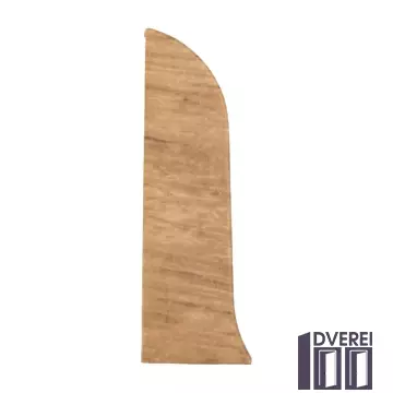 Заглушка для плінтуса з кабельканалом ліва (дуб замкової)