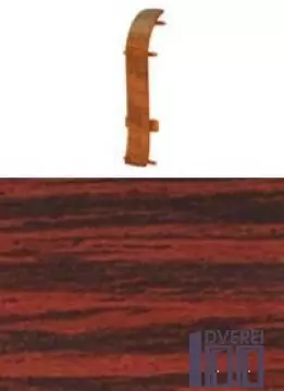 З'єднання для плінтуса з кабельканалом (махагон)